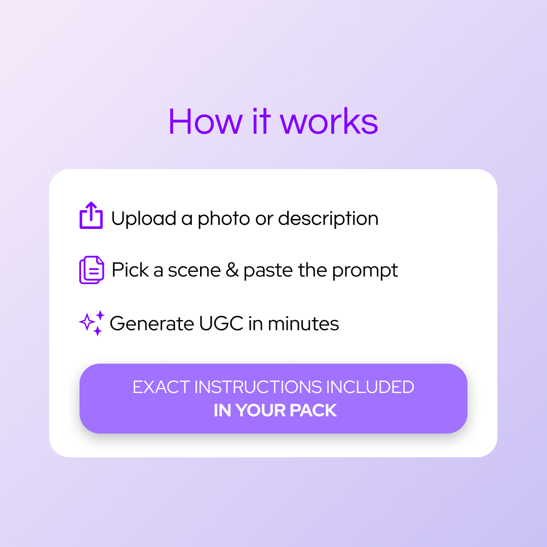 iPhone-Style AI Content — 120 Photo & Video Prompts for Your Products
