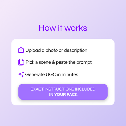iPhone-Style AI Content — 120 Photo & Video Prompts for Your Products