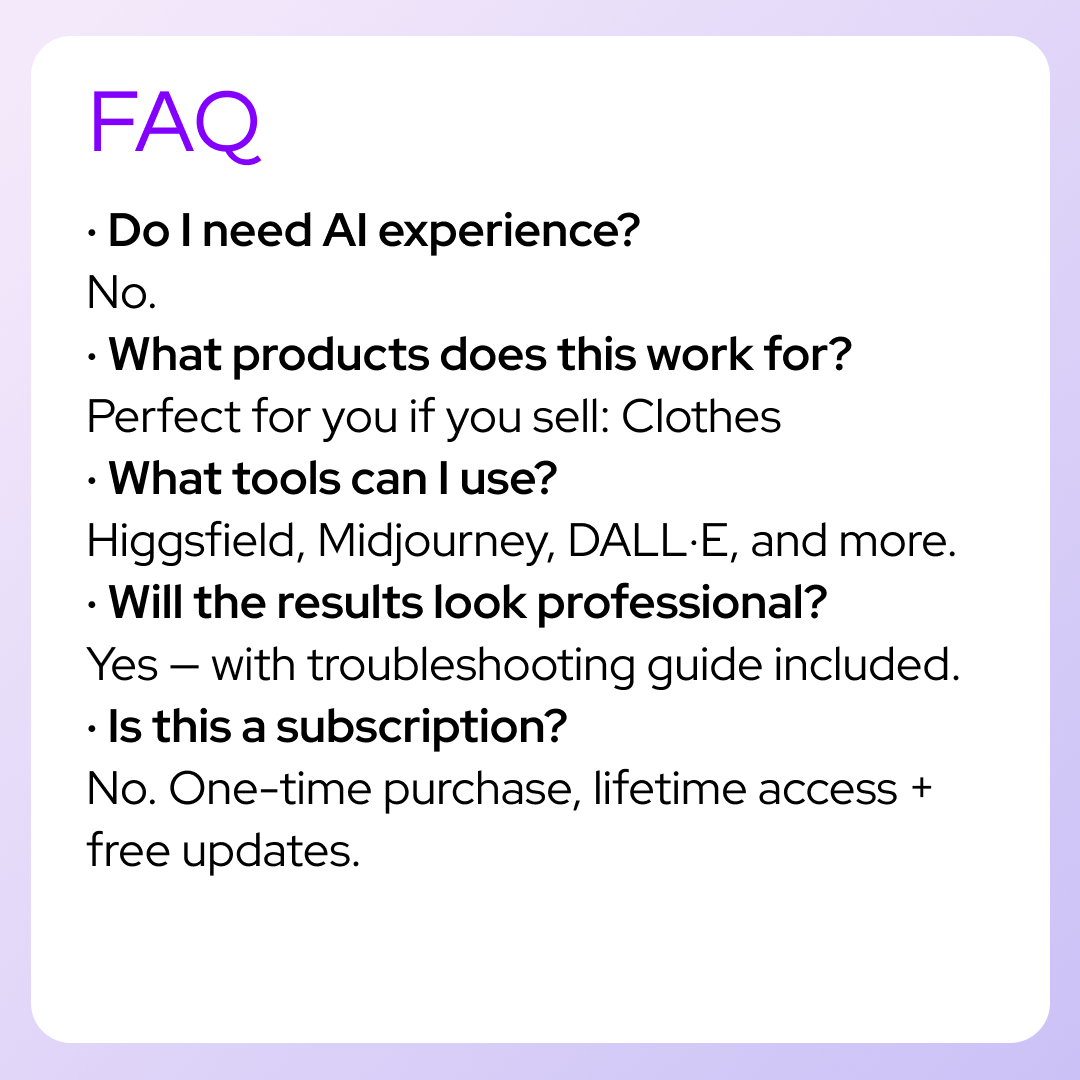 Fashion Without Photoshoots — 120 Prompts + AI Guide