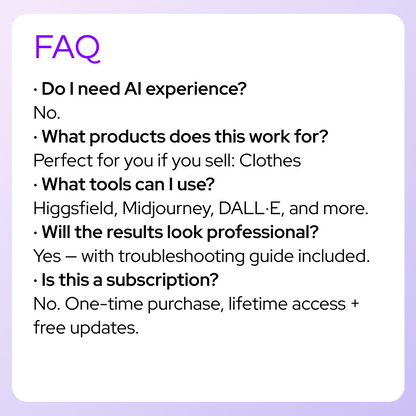 Fashion Without Photoshoots — 120 Prompts + AI Guide