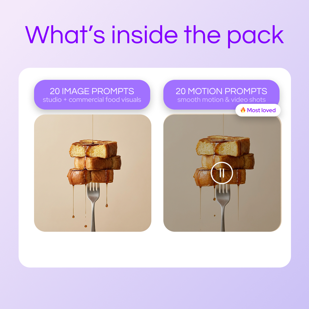 Food Visual & Motion Pack