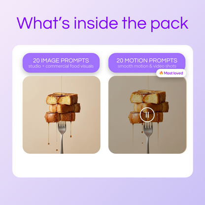 Food Visual & Motion Pack