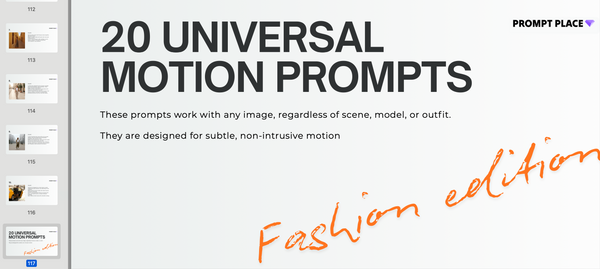 Motion prompts with examples